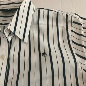 Ralph Lauren Black and White Shirt